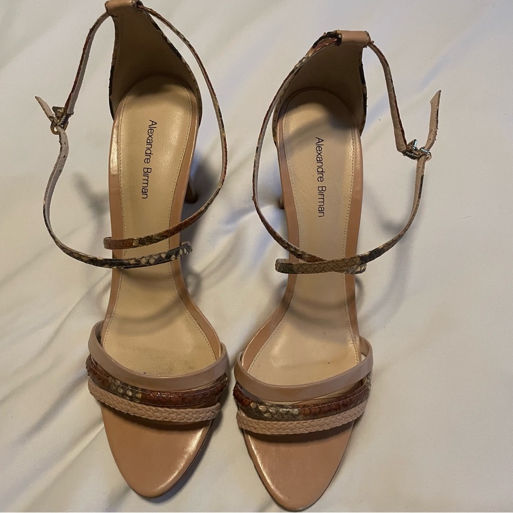Alexandre Birman Tan Strappy Sandals EU size 41 gently used